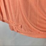 Gibson Latimer Coral Ribbed Asymmetrical Hem Tank Top S Photo 4