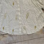Torrid  Drop Shoulder Button Front Lightning White 3X Shirt Photo 8