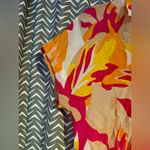 Joie  | Pink, Yellow, Orange Leaf Print Boxy Top, size XS Photo 2
