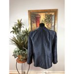 Le Suit  Size 18 Navy Blue Metallic Button Lapel Notch Collar Long-sleeve Jacket Photo 2