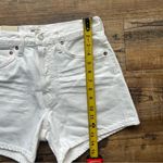 AGOLDE  Womens White Denim Loose Fit Parker Long Shorts Cotton Size 26 NWT Photo 2