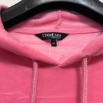 Bebe  Pullover Pink Taffy Rhinestones Logo Sz M NWT Pink Photo 3