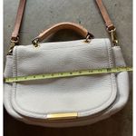 Marc by Marc Jacobs  Classic Natasha Crossbody Bag White Cream Pebbled Leather Photo 6