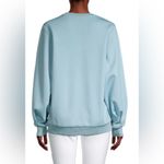 Ted Baker Women’s Powder Blue Oversized Puff Sleeve Sweatshirt Size 8 (3) Photo 1