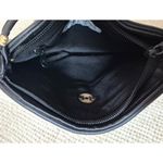 Vintage Whiting and Davis Small Black Mesh Evening Bag Cross Body Purse Photo 10