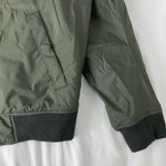 American Eagle Green Bomber Zip Up Jacket Photo 5