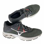 Mizuno  Wave Rider 23 Womens Running Shoes Olive Green Grey Photo 2