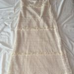 ZARA  POINTELLE KNIT LONG DRESS Photo 1