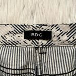 BDG  Denim Mini Skirt Blue White Stripes Floral Photo 7
