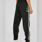 Adidas RARE  Love Revolution Embroidered Floral Black Track Pants Joggers XS EUC Photo 1