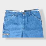 Cheap Jeans‎ 1970’s Vintage Wide Leg Jeans Size 32x32 Blue Photo 2