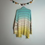 Anthropologie  Pilcro Oversized Technicolor Dream Open Cardigan Sweater Photo 5