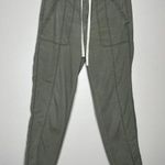 Lou & grey Sage Green 100% Cotton Casual Cargo Utility Style Pants Size 6 Photo 0