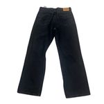 Levi Strauss & CO. Levi's Women's Loose Straight Jeans Black Denim W27 L30 Standard 5-Pocket Design Photo 4