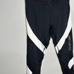 Garage  Active Color Block Leggings Black White Combo Size Medium Photo 2