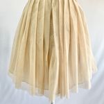 B Darlin New  Embellished Halter Pleated Fit & Flare Dress Nude Metallic Juniors Size 3 Photo 14