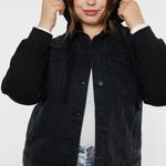 Kancan 2XL Black Denim Jacket with Hoodie Size 2X Photo 0