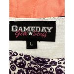 Women's Game Day Girl Stuff Purple Orange White Dress Size L Size L Photo 1