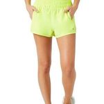 Forever 21 Active Shirred Shorts in Neon Yellow | Medium NWT Photo 0