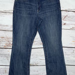 Maurice's NWT Size 16W Blue Denim Flex Mid Rise Slim Bootcut Jeans Photo 0