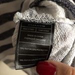 Jack by BB Dakota Jack Blue/White Striped Hi-Low Sweater Photo 5