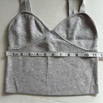 Gianni Bini Cropped sweater tank top grayish blue size small Photo 5