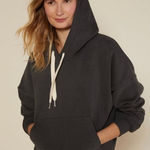 Outerknown  Red Second Spin Organic Cotton Lyocell Pull Over Lounge Hoodie S Photo 0