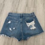 Arizona Jeans Arizona Jean Company High Waist Ripped Blue Shorts /Size 7 Photo 9