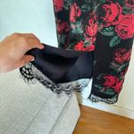 Lovers + Friends  Black Hymn Rose Lace Slip Dress Size XS Photo 3