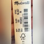 Madewell  Shirred Crewneck Crop Top Lavender Size M NWT Photo 6