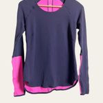 Lululemon Runder Under Long Sleeve Reverible Shirt Go Light Size 4 Photo 3