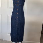 Madewell NWOT sz 2 Women's Denim Button-Down Dress Benton wash Photo 5