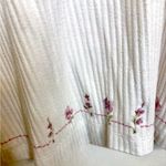 Earth Angels Vintage Floral Embroidered Cottagecore Henley Top L Soft Knit Photo 6