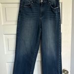 Jessica Simpson Adored High Rise Flare Crop Women's Blue Jeans Photo 0