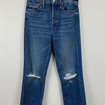 Mother Superior The Tomcat Jeans Blue Playing with Scissors Ankle Straight US 25 Photo 3