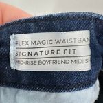 Lane Bryant  Size 18 Mid-Rise Boyfriend Cuffed Shorts‎ Dark Blue Casual Summer Photo 6