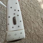 Fossil  Rhinestone White Sunglasses with Brown Lenses Photo 4