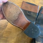 Frye | Black Leather Brown Top Tall Boots 6.5 Pull On Woman’s Photo 5