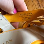 Cole Haan Women Jamie Sandal 65MM Block Heel Radiant Yellow SEMI Shine W25183 Photo 5