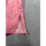 Sigrid Olsen Sigrid Olsen Womens Dress S Sleeveless Button Front Pink Coral Print Linen Photo 3