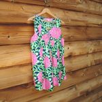 Lilly Pulitzer Silk Top Blue Size 4 Photo 2