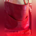 Red vegan handbag: brand new in package large faux leather bag by Grace Photo 4