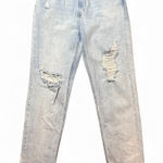 BDG Urban Outfitters High Rise Mom Jeans Light Wash Distressed Size 28 Baggy Y2K Blue Photo 0