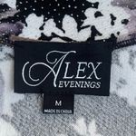 Alex Evenings  Floral Y2K Tank Top in Black and Purple Photo 5