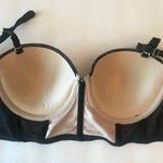 Black fuchsia lace adjustable or removable straps bra Size undefined Photo 7