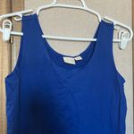 Chico's FINAL MARKDOWN  Vibrant Blue tank 1 medium Photo 3