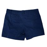 Nautical Navy Chino Shorts Women's Size 8 Cotton Shorts Boating Vacation Photo 1