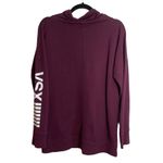 Victoria's Secret Victoria’s Secret VSX Angel Burgundy Cowl Neck Pullover Sweatshirt Photo 1
