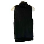 Cashmere & Rabbit Fur Vest Black C by Bloomingdale’s Size XS Photo 5