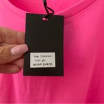 DKNY DYNK NWT Mixed Media Puff Sheer Sleeve Top in Power Pink XL Photo 9